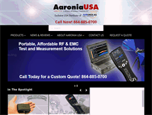 Tablet Screenshot of aaroniausa.com